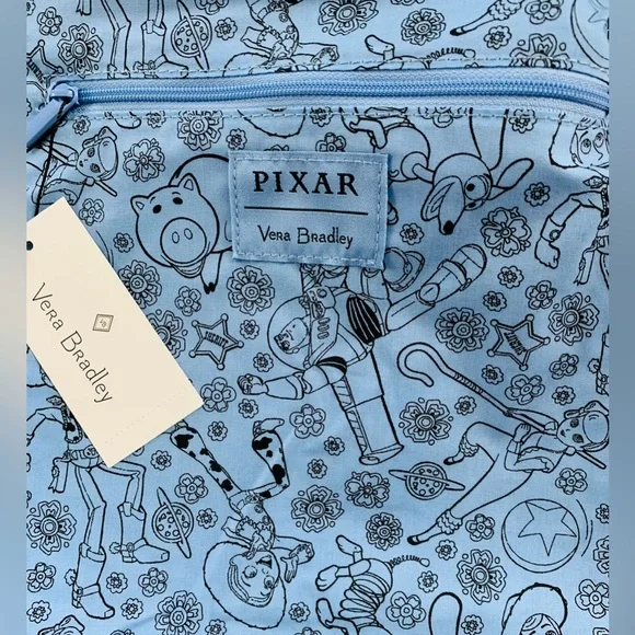 Vera Bradley Disney Pixar Toy Story Andy’s Room Triple Zip Hipster Crossbody bag - Picture 8 of 10